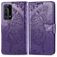 Mobigear Butterfly Huawei P40 Pro Hülle Klapphülle Geldbörse - Lila