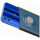 Mobigear Armor Ring HONOR 8X Hülle Hardcase Backcover Stoßfest mit Ringhalter - Blau