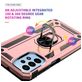 Mobigear Armor Ring Samsung Galaxy A23 Hülle Hardcase Backcover Stoßfest mit Ringhalter - Roségold