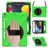 Mobigear SureGrip XGuard iPad 9 (2021) Hülle Kunststoff,Silikon Backcover + Stifthalter + Schulterträger + Ständer - Grün