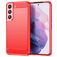 Mobigear Brushed Slim Samsung Galaxy S23 Plus Hülle Flexibles TPU Backcover - Rot