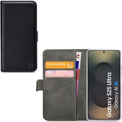 Mobilize Classic Gelly Wallet Samsung Galaxy S26 Ultra Hülle Klapphülle Geldbörse - Schwarz