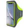 Mobiparts Comfort Fit Handyhalterung Joggen iPhone XR Sporthülle Neopren Sportarmband - Neon Green