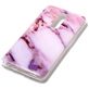 Mobigear Marble OnePlus 6 Hülle Flexibles TPU Backcover - Lila