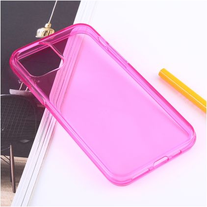 Mobigear Colors iPhone 11 Pro Hülle Flexibles TPU Backcover - Pink