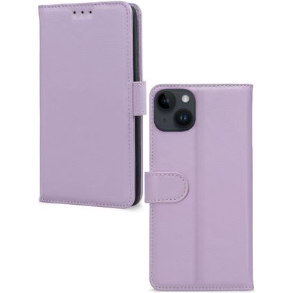 Mobilize Premium Gelly Wallet iPhone 14 Plus Klapphülle Portemonnaie - Lila
