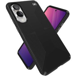 Speck Presidio2 Grip Samsung Galaxy S25 Edge Hülle Hardcase Backcover Stoßfest - Schwarz