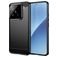 Mobigear Brushed Slim Xiaomi 15 Hülle Flexibles TPU Backcover - Schwarz