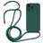 Mobigear Lanyard iPhone 14 Pro Silikon Handykette - Dunkelgrün