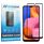 Mobigear Premium Samsung Galaxy A20s Panzerglas Gehärtetes Glas Displayschutz - Hüllenfreundlich - Schwarz