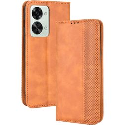 Mobigear Sensation OnePlus Nord 2T 5G Klapphülle Portemonnaie - Braun