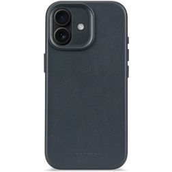 Decoded iPhone 17 Hülle Echtes Leder Backcover Stoßfest - Navy Shadow