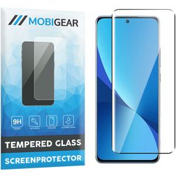 Mobigear Premium Xiaomi 12X Panzerglas Displayschutz - Hüllenfreundlich - Schwarz