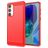 Mobigear Brushed Slim Samsung Galaxy M55 Hülle Flexibles TPU Backcover - Rot