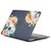 Mobigear Design MacBook Pro 15 Zoll (2016-2019) Hardcase Hülle MacBook Case - Blumen Schwarz - Model A1707 / A1990