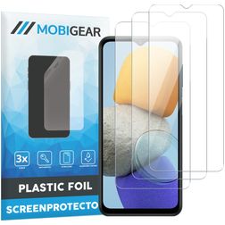 Mobigear Samsung Galaxy M23 Displayschutz Schutzfolie - Hüllenfreundlich (3er Pack)