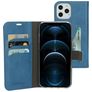 Mobiparts Classic Wallet iPhone 12 Pro Max Hülle Klapphülle Geldbörse - Steel Blue
