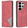 Mobigear Rhombus Slim Samsung Galaxy S26 Ultra Hülle Klapphülle - Rot