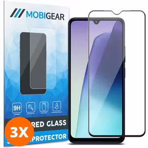 Mobigear Premium Xiaomi Redmi 14C Panzerglas Gehärtetes Glas Displayschutz - Hüllenfreundlich (3er Pack)