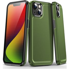 Mobigear Slim Armor iPhone 15 Plus Hülle Hardcase Backcover Stoßfest - Grün