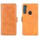 Mobigear Slim Magnet Motorola One Fusion Plus Hülle Klapphülle Geldbörse - Cognac