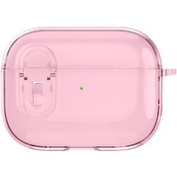 Mobigear Crystal Clip Apple AirPods Pro 1 Hardcase Hülle - Pink