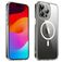 Valenta Trend iPhone 15 Pro MagSafe Hülle Hardcase Backcover - Transparent / Weiß