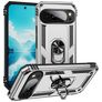 Mobigear Armor Ring Google Pixel 10 Pro XL Hülle Hardcase Backcover Stoßfest mit Ringhalter - Silber