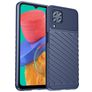 Mobigear Groove Samsung Galaxy M33 Hülle Flexibles TPU Backcover - Blau