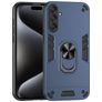 Mobigear Armor Ring Samsung Galaxy M55 Hardcase Backcover Shockproof mit Ringhalter - Blau