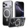 Mobigear Frosted Mag iPhone 17 Pro MagSafe Hülle Hardcase Backcover mit Ständer - Grün