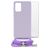Mobilize Lanyard Gelly Samsung Galaxy A32 5G Flexibles TPU Handykette - Pastel Purple