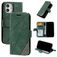 Mobigear Rhombus iPhone 12 Mini Klapphülle Portemonnaie - Grün
