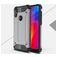 Mobigear Outdoor Motorola One Power Hülle Hardcase Backcover Stoßfest - Grau