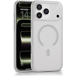 Mobigear Shockproof Grip iPhone 17 Pro MagSafe Hülle Hardcase Backcover - Weiß