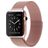 Mobigear Loop Milanaise Apple Watch Armband Magnetverschluss - 49/46/45/44 mm - Roségold