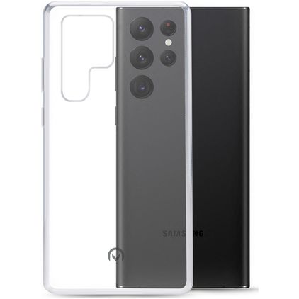 Mobilize Gelly Durchsichtig Samsung Galaxy S22 Ultra Hülle Flexibles TPU Backcover - Transparent