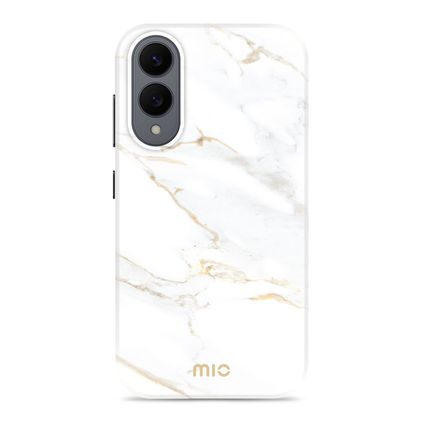 MIO Samsung Galaxy S25 Edge MagSafe Hardcase Backcover - White Marble