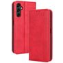 Mobigear Sensation Samsung Galaxy A14 Hülle Klapphülle Geldbörse - Rot