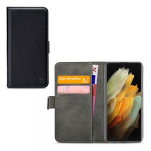 Mobilize Classic Gelly Wallet Samsung Galaxy S21 Ultra Hülle Klapphülle Geldbörse - Schwarz