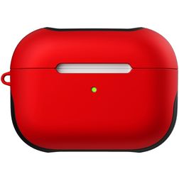 Mobigear Frosted Apple AirPods Pro 1 Hardcase Hülle - Rot