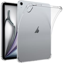 Mobigear Cushion iPad Air 13 Zoll (2024) Hülle Flexibles TPU Backcover - Transparent