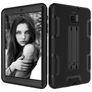 Mobigear ShieldStand Samsung Galaxy Tab A 8.0 (2018) Hülle Kunststoff,Silikon Backcover + Ständer - Schwarz