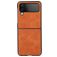 Mobigear Excellent Samsung Galaxy Z Flip 4 Hülle Hardcase Backcover - Cognac