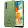 Mobigear Rugged Shield Samsung Galaxy A14 Hülle Flexibles TPU Backcover Stoßfest - Grün