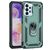 Mobigear Armor Ring Samsung Galaxy A23 Hülle Hardcase Backcover Stoßfest mit Ringhalter - Grün