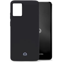 Mobilize Rubber Gelly Motorola Moto G32 Hülle Flexibles TPU Backcover - Matt Black