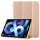 Mobigear Tri-Fold Gel iPad Air 5 (2022) TPU / Kunstleder Klapphülle - Gold