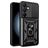 Mobigear Armor Ring Cam Slide Samsung Galaxy S24 FE Hülle Hardcase Backcover Stoßfest mit Ringhalter und Kamera Slider - Schwarz