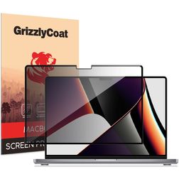 GrizzlyCoat MacBook Pro 14 Zoll (2021-2026) Displayschutz Privacy Schutzfolie - Hüllenfreundlich - Schwarz